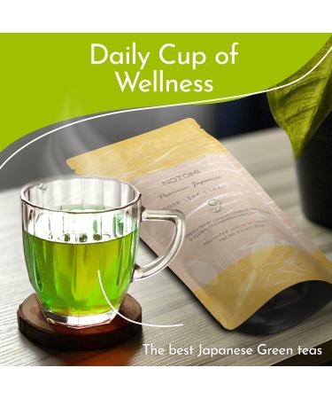 Nozomi Japanese Tea - Kabuse Sencha Green Tea Vegan Single Origin Japanese Green Tea Loose Leaf Covered Loose Japanese Green Tea 3.5oz Resealable Bag - Buy Online on SooperMarket.com