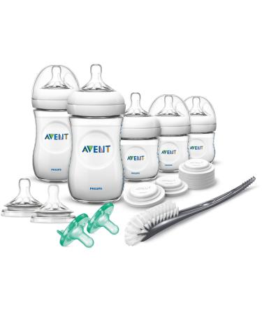 Philips Avent Natural Bpa Free Baby Bottle Newborn Starter Gift Set  Scd296/03  White