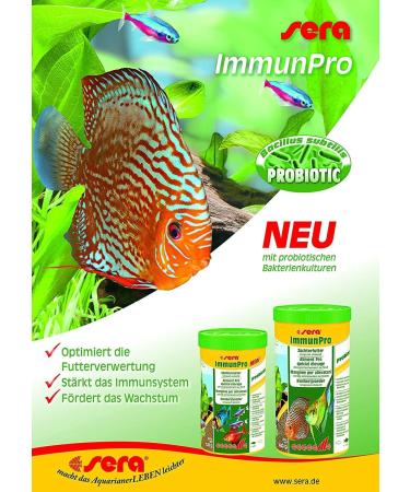 Buy Sera ImmunPro Mini Nature 100 ml Probiotic Growth Food for Ornamental Fish (Up to 4 cm) | International Shipping Available - Buy Online on SooperMarket.com