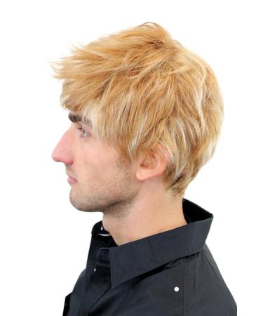 Men's Wig GFW1176-27H613 - Short Casual Fashionable Dark Blonde/Light Blonde Highlights Toupee | WIG ME UP - International Shipping Available - Buy Online on SooperMarket.com
