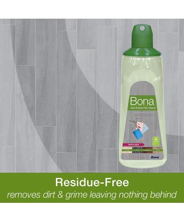 Bona Hard-Surface Floor Cleaner Refillable Spray Mop Cartridge  for Stone Tile Laminate and Vinyl LVT/LVP  34 Fl Oz 34oz Cartridge - Buy Online on SooperMarket.com