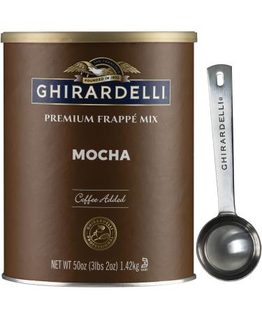 Ghirardelli - Mocha Premium Frapp 3.12 lbs and Ghirardelli Stamped Barista Spoon