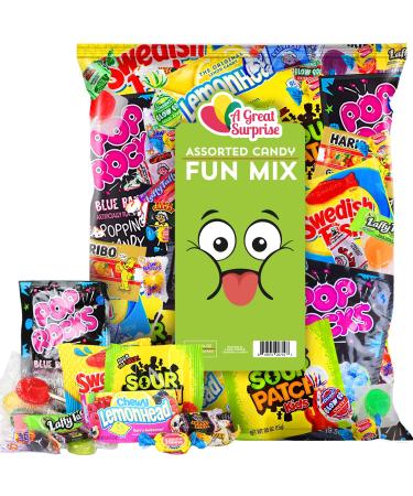 Assorted Candy - 4 Pounds - Bulk Candy - Party Mix - Goodie Bag Stuffers - Candy Variety Pack - Pinata Candy - Individually Wrapped Candies - Fun Size Candy - Bag Candy