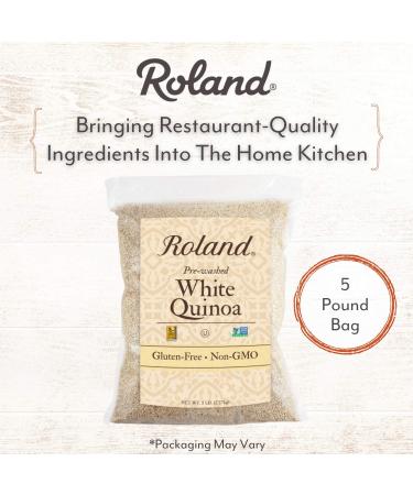 Roland Foods White Quinoa 5 lb - Pre-washed Specialty Imported Food - Buy Online on SooperMarket.com