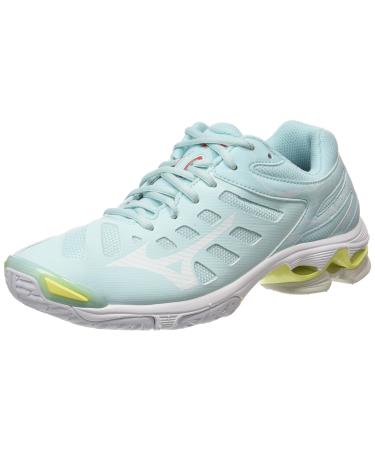 Mizuno Women's Wave Voltage Volleyball Shoe 44.5 EU Clearwater Tennisbal White