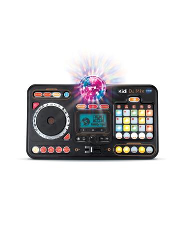 VTECH with Bluetooth Kidi DJ Mix-10-in-1 DJ mixing desk with Launchpad Jog Wheel and many effects to edit music-for children from 6-12 years multicolored