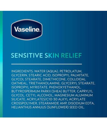 Vaseline Intensive Care Body Lotion Sensitive Skin Relief 4 Ct - Colloidal Oatmeal & Ultra-Hydrating Lipids - 20.3 oz - Buy Online on SooperMarket.com