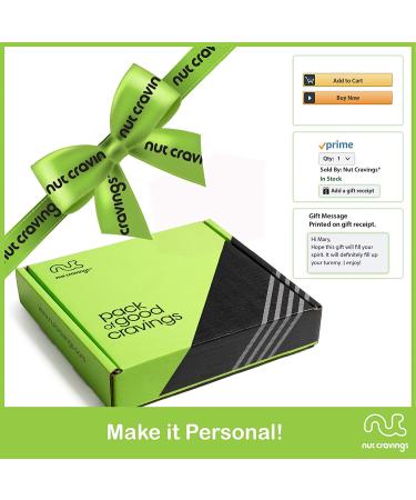 Dried Fruit & Nuts Gift Basket with Green Ribbon - Holiday Gourmet Bouquet for Birthday & Christmas - Kosher Snack Box for Men & Women - 4 Assortments - Buy Online on SooperMarket.com