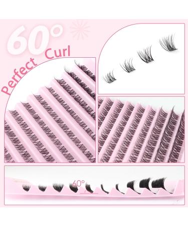 Parriparri Cluster Lashes 120Pcs Individual Lash Extensions 8-16MM | Natural Wispy Fluffy DIY Lash Clusters | False Eyelashes Extension with Clear Band - W61 - Buy Online on SooperMarket.com