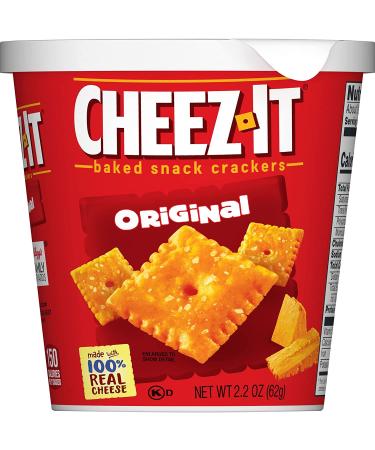 Cheez-It Original Baked Snack Crackers 22oz Case (10 Cups) - Perfect for Office and Kids Snacks - Buy Online on SooperMarket.com