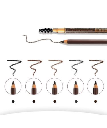 Longlasting Waterproof Eyebrow Pencil | Durable Liner in 2# Dark Brown | 5 Colors Available - Buy Online on SooperMarket.com