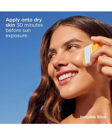 ISDIN Invisible Stick SPF 50 Invisible Sunscreen Stick for Sensitive Areas that is Applied Comfortably 10 gr - Buy Online on SooperMarket.com