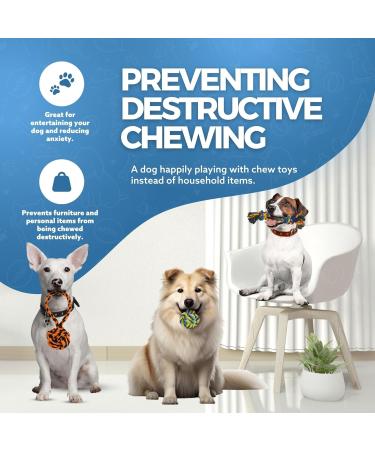 Fur & Bone 10 Pack Dog Rope Toy Dog Chew Toys for Aggressive Chewers - Cotton Puppy Toys | Dog Toys Indestructible for Dog Chews | Dog Toy Indestructible Dog Toys Dog Accessories Chew Toys for Dogs - Buy Online on SooperMarket.com