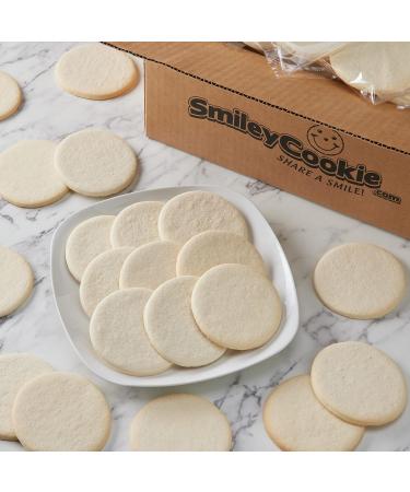 50-Pack Nut-Free Smiley Cookie Sugar Cookies - Round Shaped, Uniced - Peanut Free (1 Count) - Buy Online on SooperMarket.com