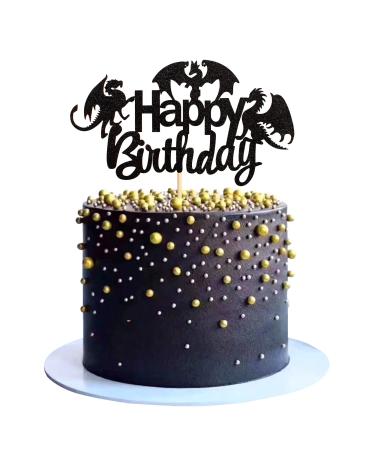 1 piece of dragon theme cupcake topper mythical stories Torte decoration picks realistic cake attachment tortendendeko boy wedding birthday event party animals topic party decoration care dragon-4