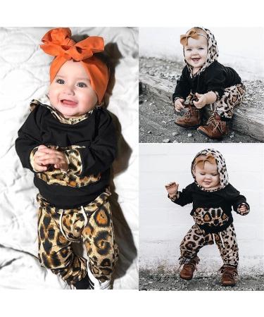 TMEOG Baby Hooded Sweatshirt and Pants Set - Black, 6-12 Months - Buy Online on SooperMarket.com