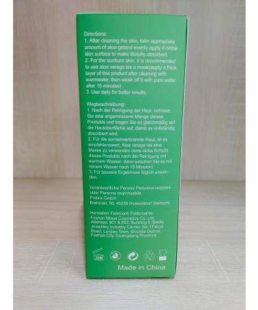 100% Pure Aloe Vera Gel - 280ml Natural Moisturizer for Face Body & Hair | Soothing After Sun Lotion for Dry Skin & Sunburn - Buy Online on SooperMarket.com