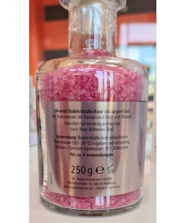 Premium Olive Oil Bathing Crystals with Rose - 250g for Luxurious Skincare | International Shipping Available - Buy Online on SooperMarket.com