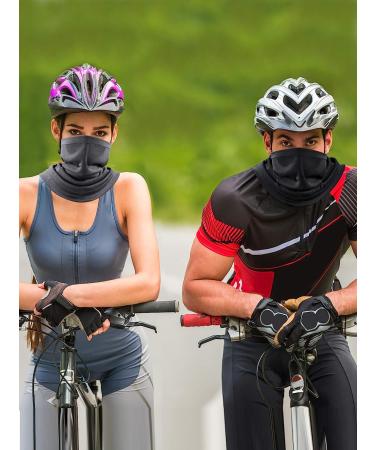 4-Piece Thin Breathable Neck Gaiter Face Scarf Mask for Dust and Sun Protection - Windproof - Buy Online on SooperMarket.com