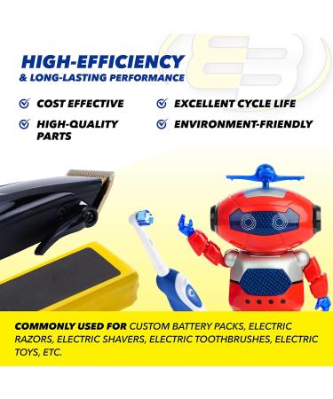 Buy 2x Exell SubC 1.2V 2000mAh NiCD Rechargeable Batteries - Ideal for Telecoms UPS Smart Grids & More | International Shipping Available - Buy Online on SooperMarket.com