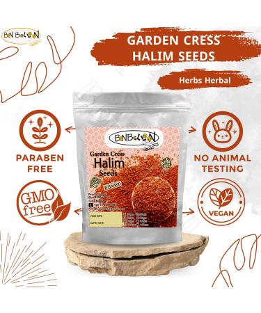 Organic Herbal Garden Cress Seed 500g - Lepidium Sativum for Agriculture & Health - Buy Online on SooperMarket.com