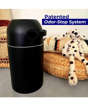 Magic Baby Diaper Pail Patented Odor-Stop System Use Any Garbage Bag One Hand Free Lever 4 Rolls of Bag incld. (Clay) - Buy Online on SooperMarket.com