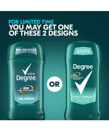 Degree Cool Comfort Antiperspirant Stick 2.7 oz - Pack of 8 - Buy Online on SooperMarket.com