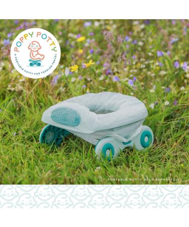 60 Biodegradable Potty Chair Liners - Universal Fit - Leak-Proof & Compostable - 3 Rolls of 20 Bags - Portable Potties - Buy Online on SooperMarket.com