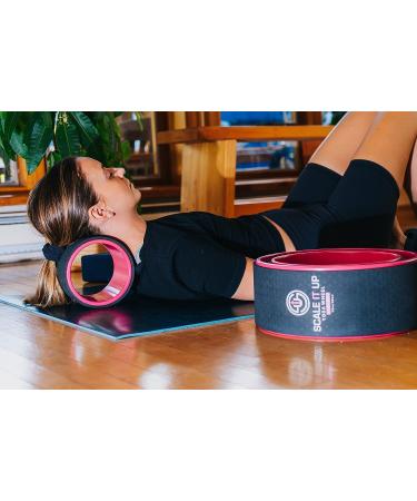 Scale It Up Yoga Wheel Set with Carrying Case - Back Pain Relief & Muscle Relaxation Roller Wheel for Balance, Flexibility, and Strength - Buy Online on SooperMarket.com