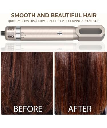 6-in-1 Hair Dryer Brush & Styling Tool | Automatically Curl Straighten & Blow Dry for All Hair Types - Buy Online on SooperMarket.com