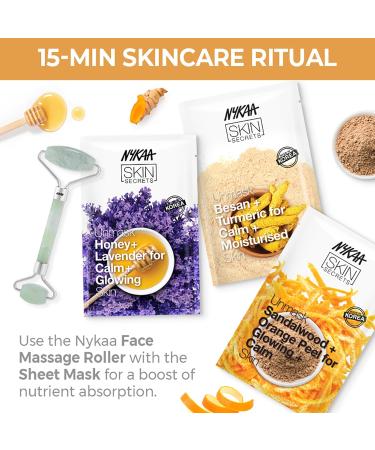 Nykaa Naturals Skin Secrets Bubble Sheet Mask - Besan & Turmeric for Clear Anti-Aging Brightening Skin | 0.67 oz - Buy Online on SooperMarket.com