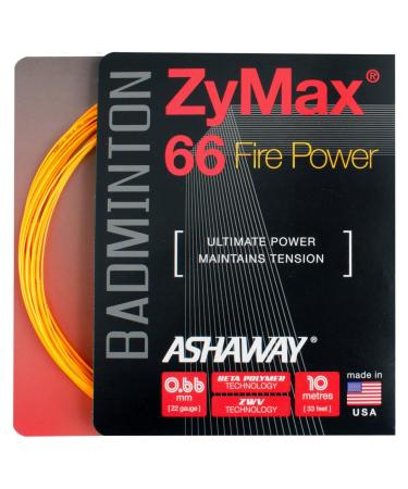 Ashaway Zymax 66 Fire Power Badminton Set Orange