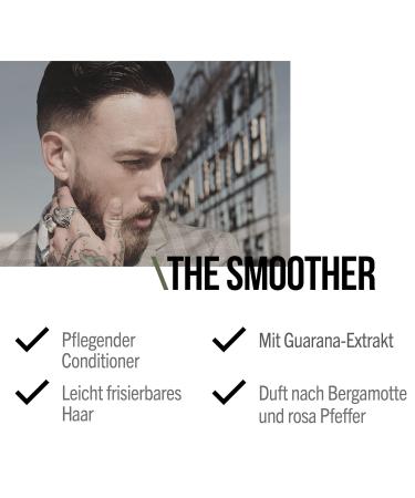 Seb Man The Smoother - Moisturizing Conditioner for Dry Hair with Guarana & Bergamot - 250ml | International Shipping - Buy Online on SooperMarket.com
