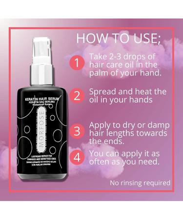Morfose Ossion Keratin Hair Serum - Silky-Smooth Curls Reduces Frizz Promotes Shiny & Healthy Hair - 75 ml - Buy Online on SooperMarket.com
