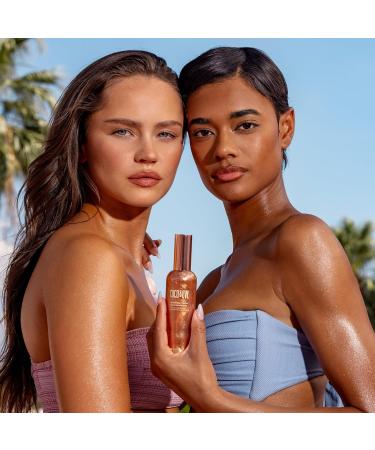 Coco & Eve Antioxidant Glow Shimmer Body Oil - Lightweight Skin Illuminator with Pearlescent Minerals Natural Glitter Antioxidants for Shimmering Moisturizing and Healthy Glow (100ml) - Buy Online on SooperMarket.com