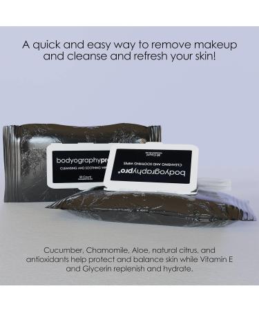 Bodyography Face It Cleansing Wipes - Soothing Makeup Remover & Nourishing Facial Wipes for All Skin Types - Fast International Shipping - Buy Online on SooperMarket.com