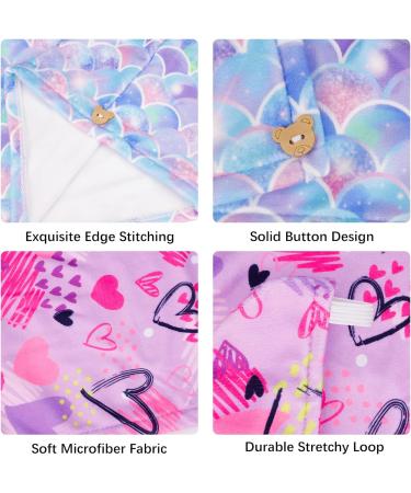 RETON 4 Pack Microfiber Hair Drying Towel - Super Absorbent Hair Turbans for Kids, Girls, and Women - Fast Drying Hair Wrap for Curly, Long, and Thick Hair - Buy Online on SooperMarket.com