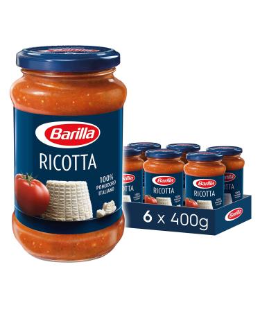 Barilla Pasta Sauce Ricotta Pack of 6 (6 x 400g) 400 g (pack of 6) Ricotta