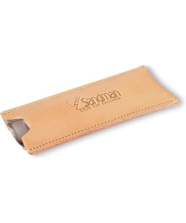 Sandman Pool Billiard Cue Tip Tool Shaper Scuffer Set with Leather Burnisher and Case - Buy Online on SooperMarket.com