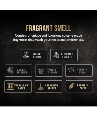 Warrior's Beard Balm - Viking Storm | Non-Greasy 100% Natural Formula - 50g Silver Collection - Buy Online on SooperMarket.com