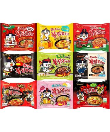 Samyang Hot Chicken Buldak HALAL/Tailor-make 30 Noodles + 1 Sauce (Optional Extra) / Self Customise Own Case - Buy Online on SooperMarket.com