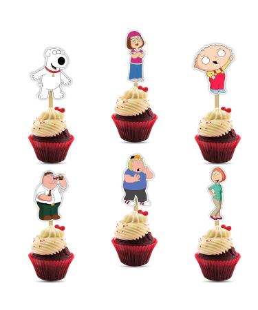 Seyal Stewe Griffin cupcake topper Seyal Stewe Griffin Cupcake Topper