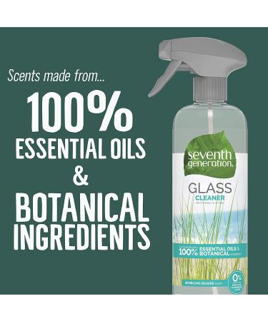 Seventh Generation Biodegradable Glass Cleaner 23 oz (Pack of 4) | Sparkling Seaside Scent - Buy Online on SooperMarket.com