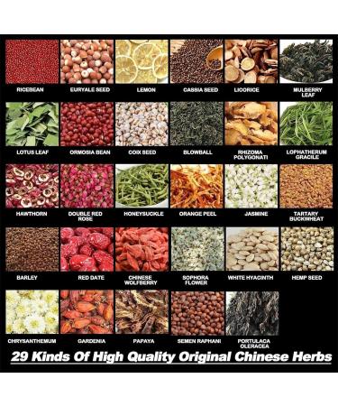 29 Flavors of Ancient Formula Tea Chinese Herbal Tea for Liver Health Dampness Removing Slimming Tea Everyday Nourishing Liver Tea 2pcs - Buy Online on SooperMarket.com