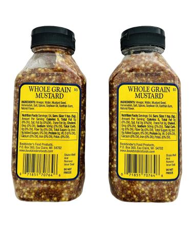Bookbinders Stone Ground Whole Grain Mustard - 100% Natural and Flavorful - Buy Online on SooperMarket.com