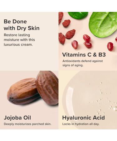 Paula's Choice Hydrating Treatment Cream - Niacinamide & Hyaluronic Acid Moisturizer (2 oz) for Dry Skin - Buy Online on SooperMarket.com