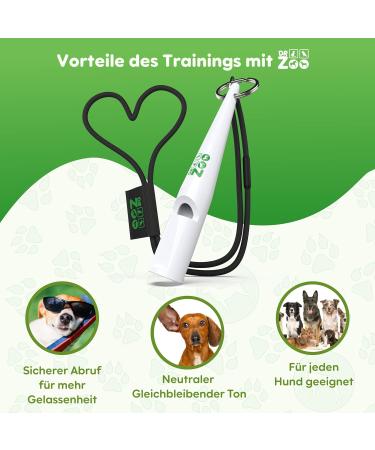 DR ZOO Dog Pipe - Effective Dog Training & Recall | Premium Dog Accessories | White Dog Whistles Design - Buy Online on SooperMarket.com