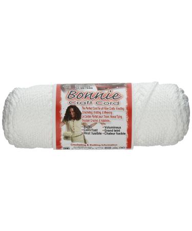 Pepperell BB4-50-001 Bonnie Macram  Craft Cord  4mm 50-Yard  White