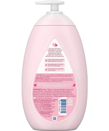 Johnson's Baby Lotion with Coconut Oil - 27.1 fl. oz | Hypoallergenic, Paraben-Free, Gentle Hydration - Buy Online on SooperMarket.com