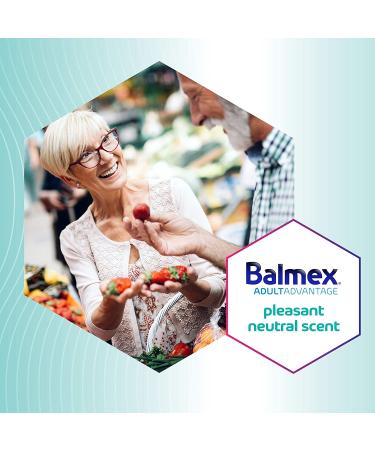 Balmex AdultAdvantage Bprotected Skin Relief Healing Cream - Zinc Oxide Barrier with Skinshield Botanicals for Adult Incontinence, Rash, and Bed Sores - 3oz (Pack of 3) - Buy Online on SooperMarket.com
